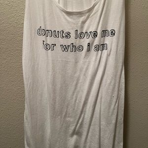 Funny Donut Tank Top